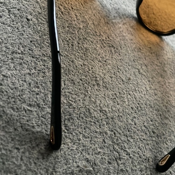 - - BLACK VINTAGE RETRO 70S ORANGE TINTED AVIATOR SUNGLASSES *NEW ARRIVAL 2 - Picture 6 of 9